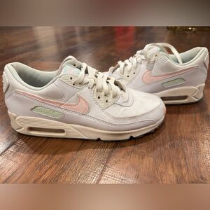 Nike Air Max White with Pink and Mint Accents